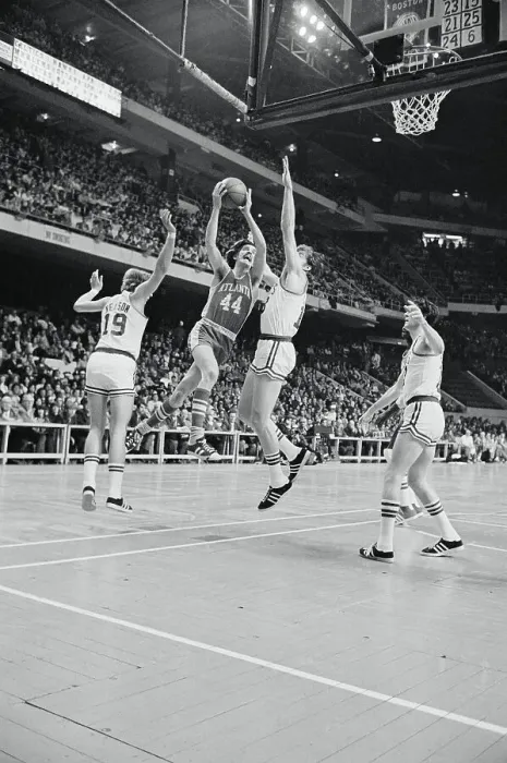 Framed Print : Pete Maravich Jumping for a Shot Framed Print : Pete Maravich Jumping for a Shot