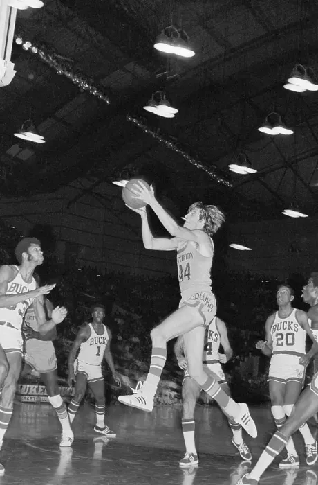 Framed Print : Pete Maravich Shooting Basketball Framed Print : Pete Maravich Shooting Basketball