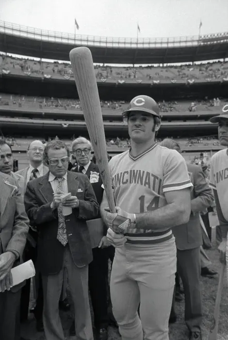 Framed Print : Pete Rose Holding Bat Framed Print : Pete Rose Holding Bat