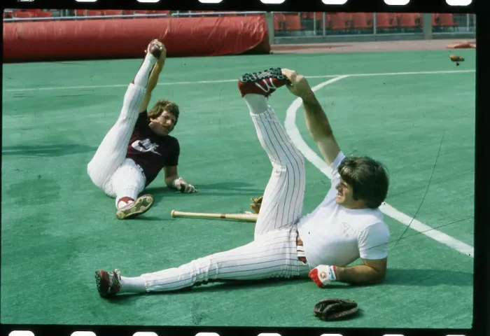 Framed Print : Pete Rose and Mike Schmidt Working Out Framed Print : Pete Rose and Mike Schmidt Working Out