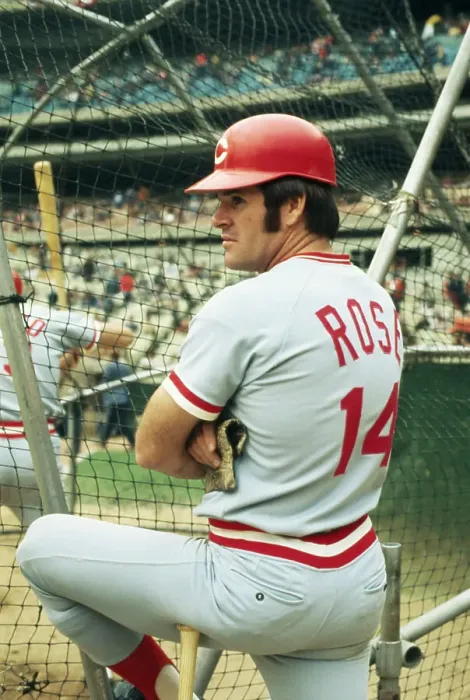 Framed Print : Pete Rose at Shea Stadium