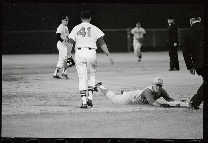 Framed Print : Pete Rose Sliding Into Base Framed Print : Pete Rose Sliding Into Base