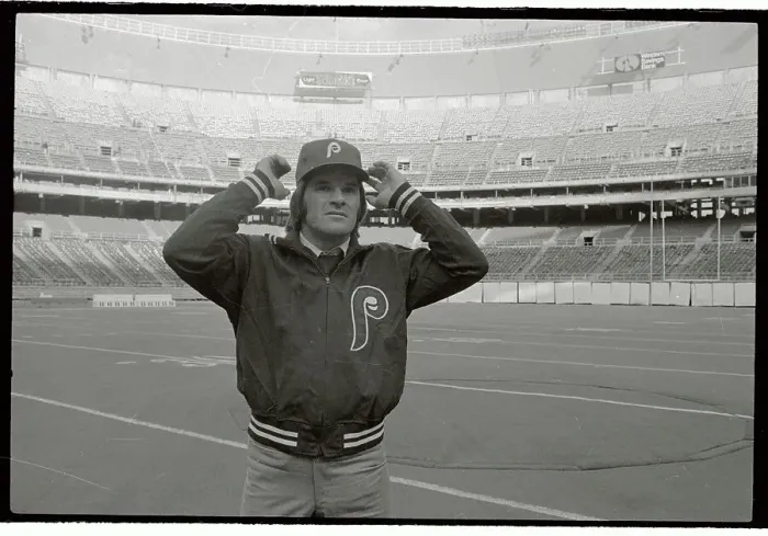 Framed Print : Pete Rose at The Vet Framed Print : Pete Rose at The Vet