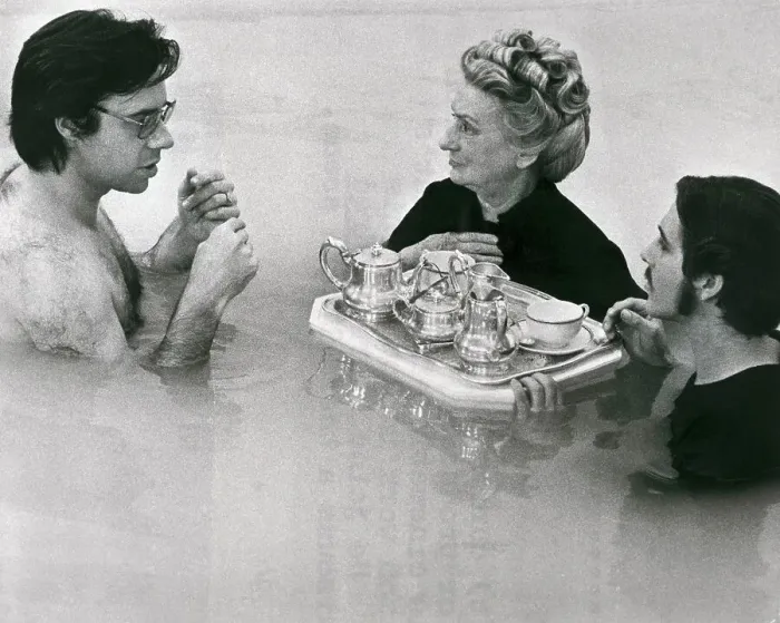 Framed Print : Peter Bogdanovich Talking to Actors Framed Print : Peter Bogdanovich Talking to Actors