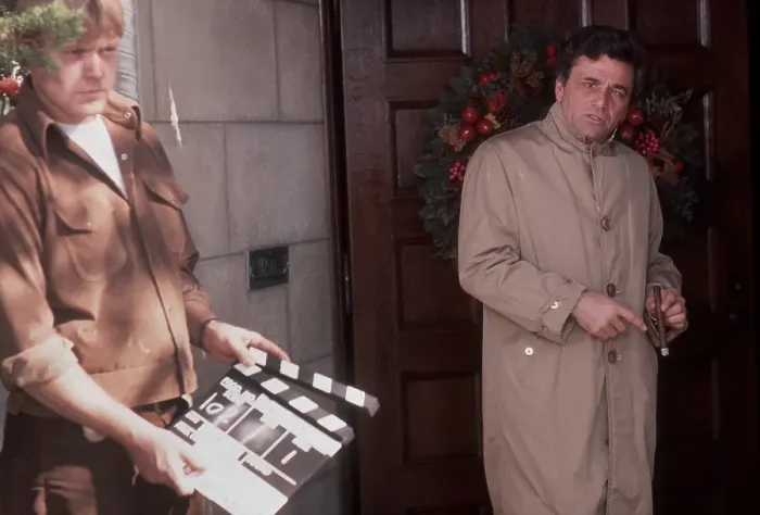 Framed Print : Peter Falk On The Set Framed Print : Peter Falk On The Set