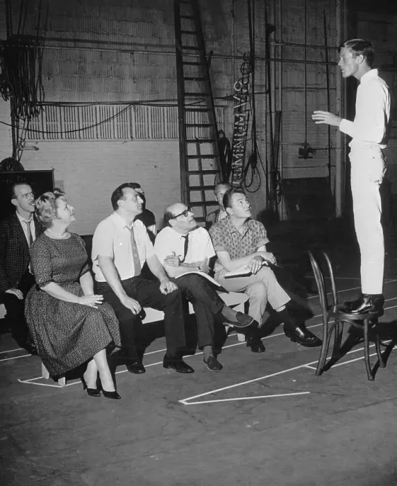 Framed Print : Peter Fonda Rehearsing for Broadway Show Framed Print : Peter Fonda Rehearsing for Broadway Show