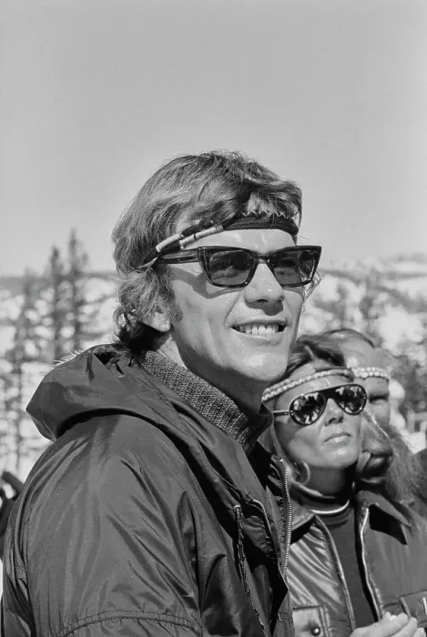 Framed Print : Peter Haskell On Skis Framed Print : Peter Haskell On Skis