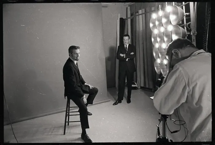 Framed Print : Peter Nero Posing for Photograph Framed Print : Peter Nero Posing for Photograph
