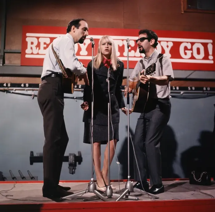 Framed Print : Peter Paul And Mary on Ready, Steady, Go! Framed Print : Peter Paul And Mary on Ready, Steady, Go!