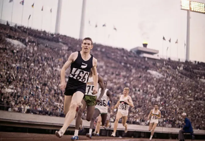 Framed Print : Peter Snell of New Zealand Winning 800 Meter Run Framed Print : Peter Snell of New Zealand Winning 800 Meter Run