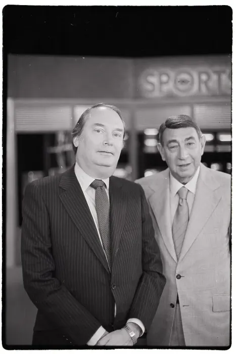 Framed Print : Peter Spivak With Howard Cosell