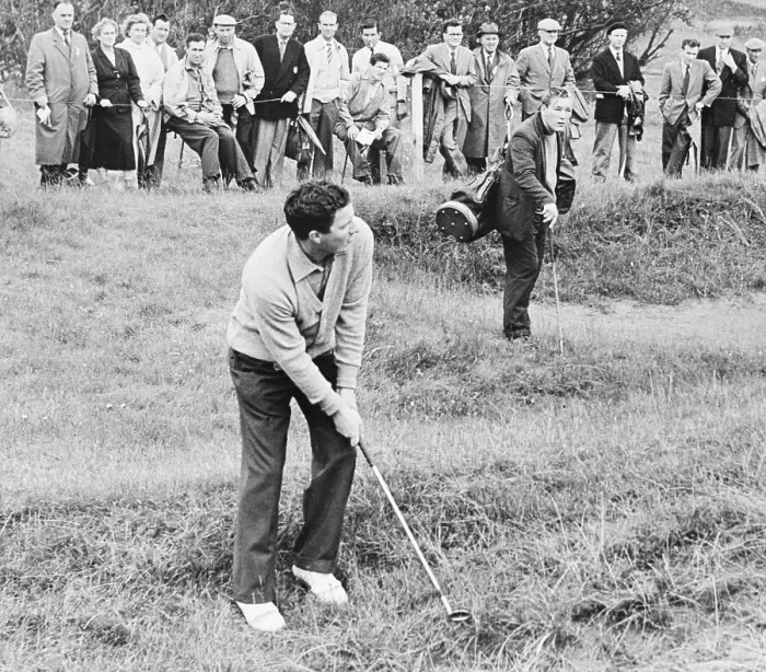Framed Print : Peter Thompson Chips from Bunker Edge