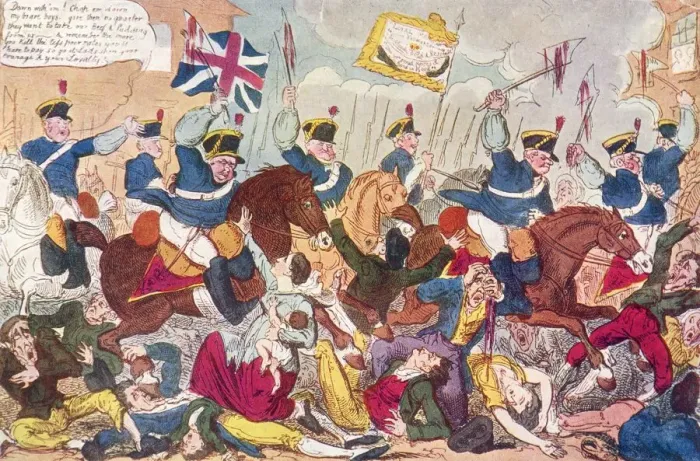 Framed Print : Peterloo Massacre Framed Print : Peterloo Massacre