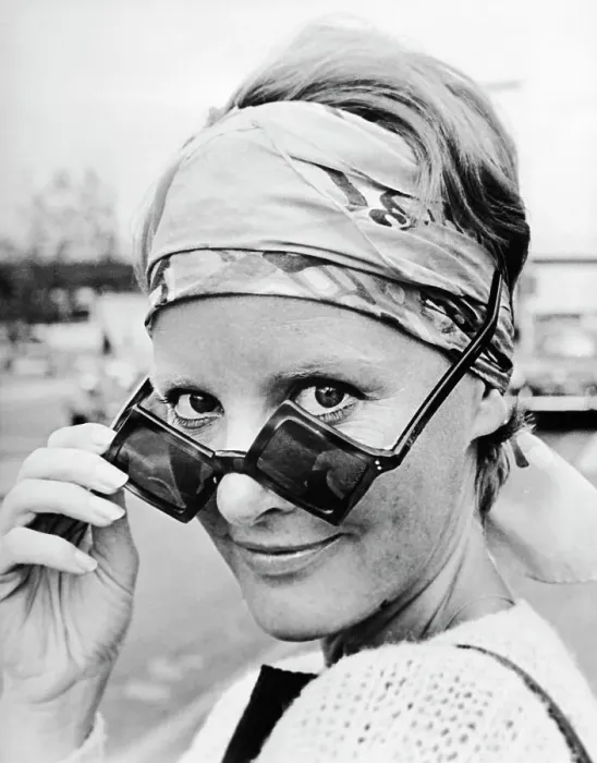 Framed Print : Petula Clark Looking Over Sunglasses Framed Print : Petula Clark Looking Over Sunglasses