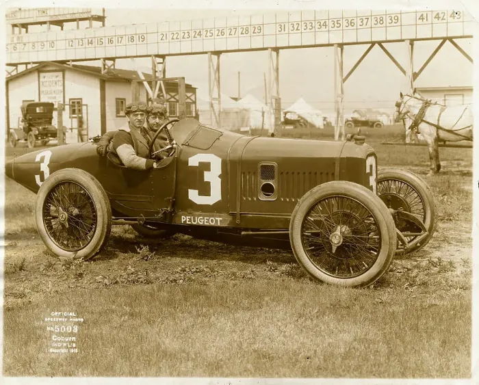 Framed Print : Peugeot Racing Car at the Indianapolis Speedway Framed Print : Peugeot Racing Car at the Indianapolis Speedway