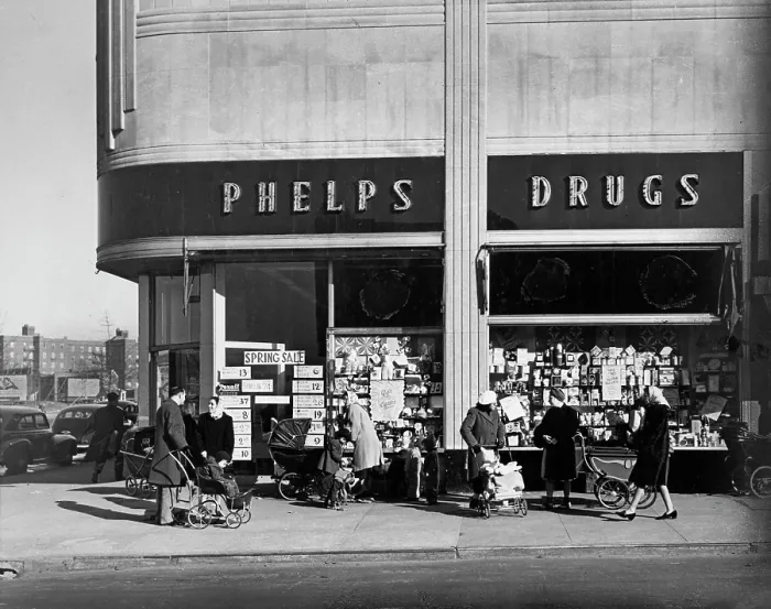 Framed Print : Phelps Drugs Store Framed Print : Phelps Drugs Store