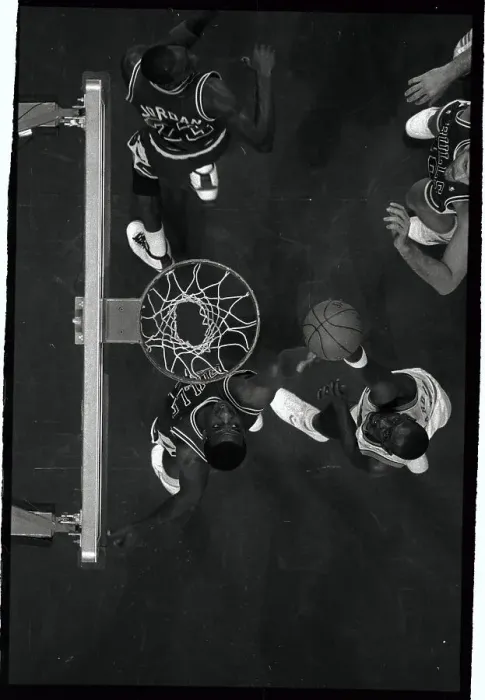 Framed Print : Phil Hubbard Jumping the Basket Framed Print : Phil Hubbard Jumping the Basket
