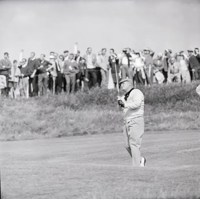 Framed Print : Phil Rodgers Watching Flight of Ball