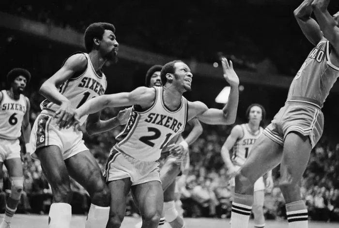 Framed Print : Philadelphia 76er World B Free During Game
