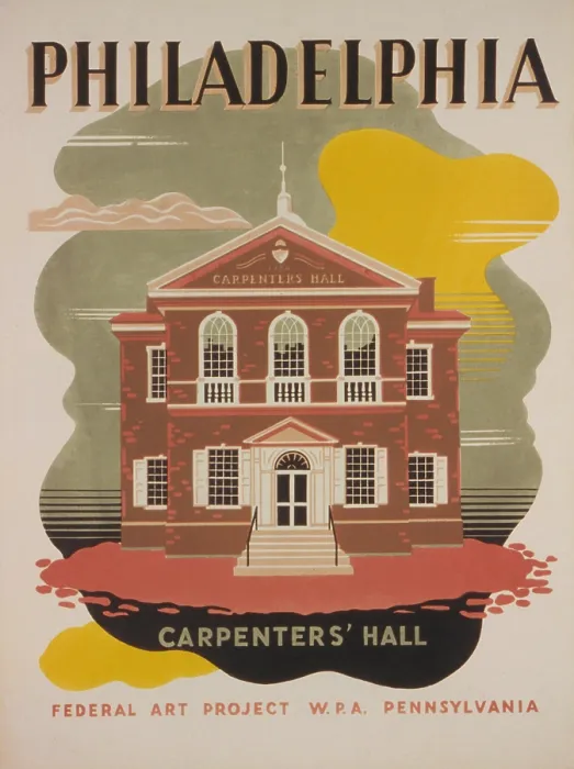 Framed Print : Philadelphia - Carpenters Hall Framed Print : Philadelphia - Carpenters Hall