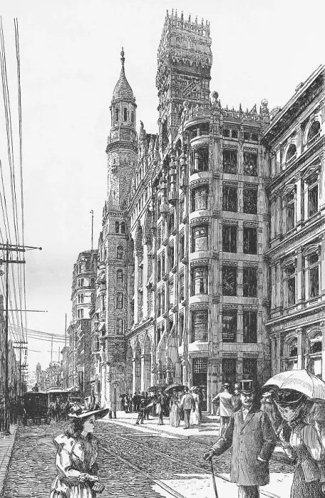 Framed Print : Philadelphia Street Scene of 1892 Framed Print : Philadelphia Street Scene of 1892