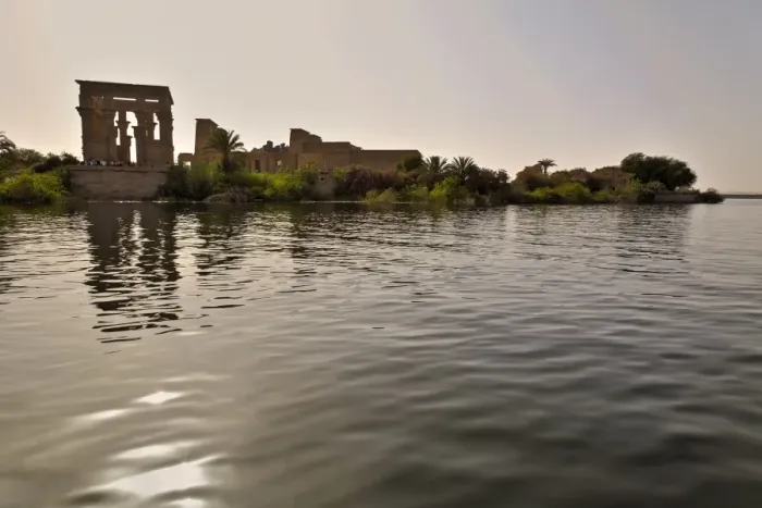Framed Print : philae temple in agilika island. asuan Framed Print : philae temple in agilika island. asuan
