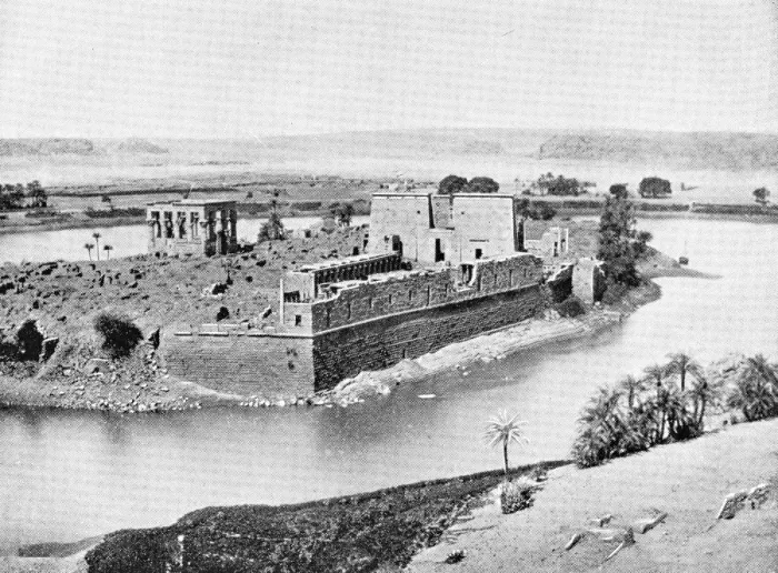 Framed Print : Philae Temple in Aswan, Egypt - Ottoman Empire Framed Print : Philae Temple in Aswan, Egypt - Ottoman Empire