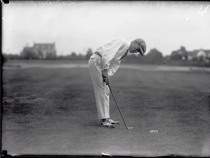 Framed Print : Philip Carter Golfing Framed Print : Philip Carter Golfing