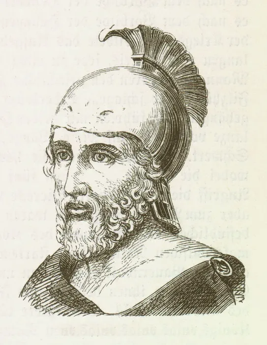 Framed Print : Philip II of Macedonia (c. 382 BC-336 BC), published in 1882 Framed Print : Philip II of Macedonia (c. 382 BC-336 BC), published in 1882