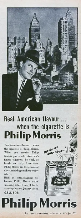 Framed Print : Philip Morris Cigarettes Framed Print : Philip Morris Cigarettes