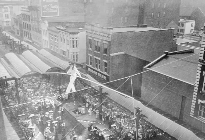 Framed Print : Philippe Petit Framed Print : Philippe Petit
