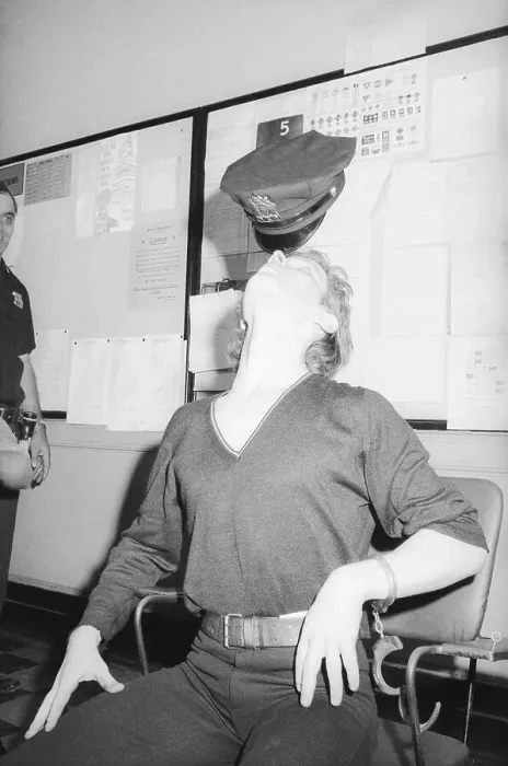 Framed Print : Philippe Petit Balancing Policeman's Hat on Nose Framed Print : Philippe Petit Balancing Policeman's Hat on Nose