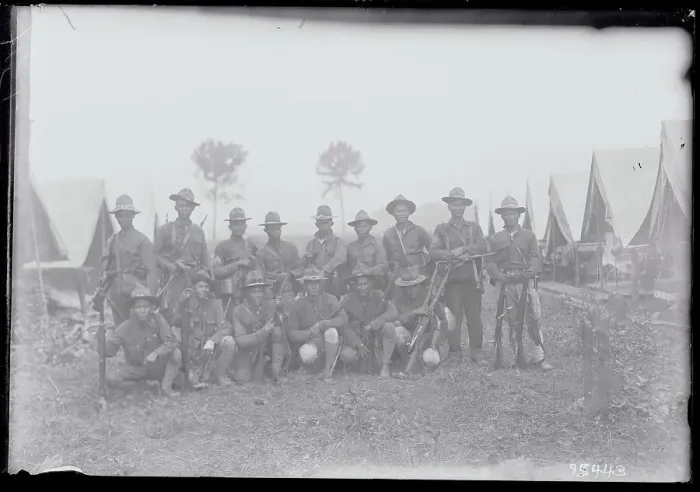Framed Print : Philippines Scouts Rifle Team Framed Print : Philippines Scouts Rifle Team