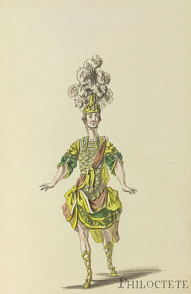 Philoctete (Philoctetes) - example illustration of a ballet character