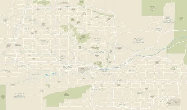 Phoenix Area Map