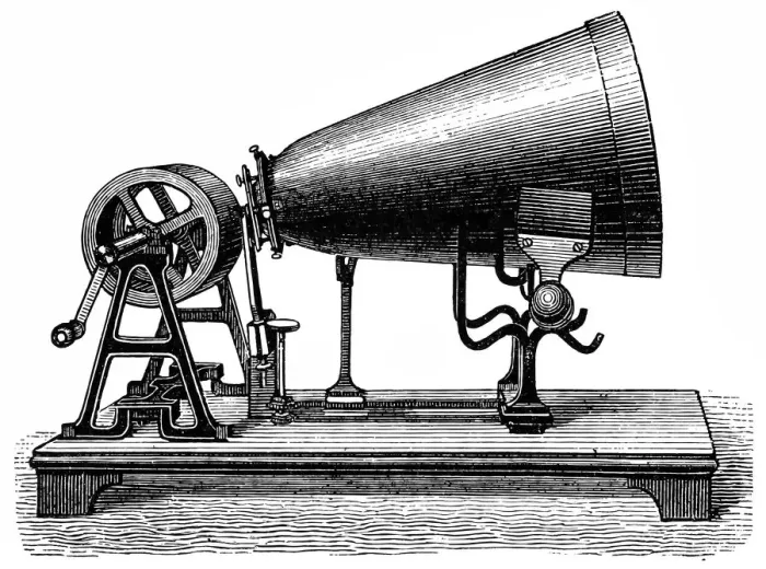 Framed Print : Phonautograph by Koenig Framed Print : Phonautograph by Koenig