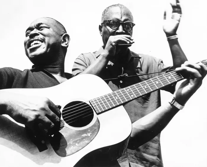 Framed Print : Photo of Brownie McGhee and Sonny Terry Framed Print : Photo of Brownie McGhee and Sonny Terry