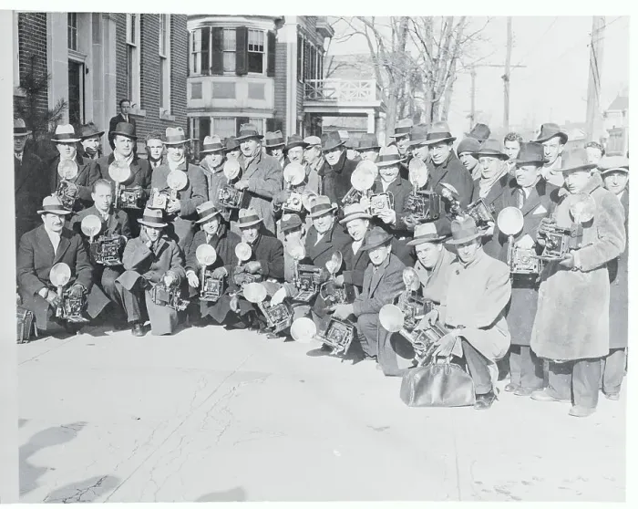 Framed Print : Photo Crew for Hauptmann Trial Framed Print : Photo Crew for Hauptmann Trial