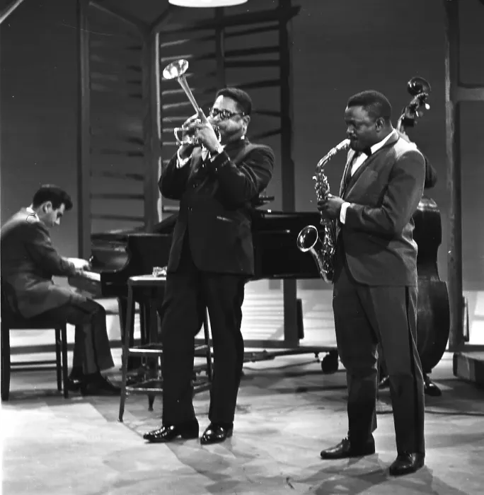 Framed Print : Photo of Dizzy Gillespie Framed Print : Photo of Dizzy Gillespie