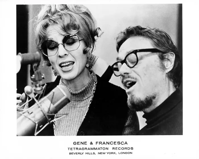 Framed Print : Photo of Gene & Francesca Framed Print : Photo of Gene & Francesca