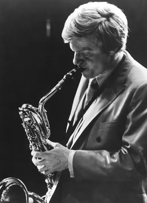 Framed Print : Photo of Gerry Mulligan Framed Print : Photo of Gerry Mulligan