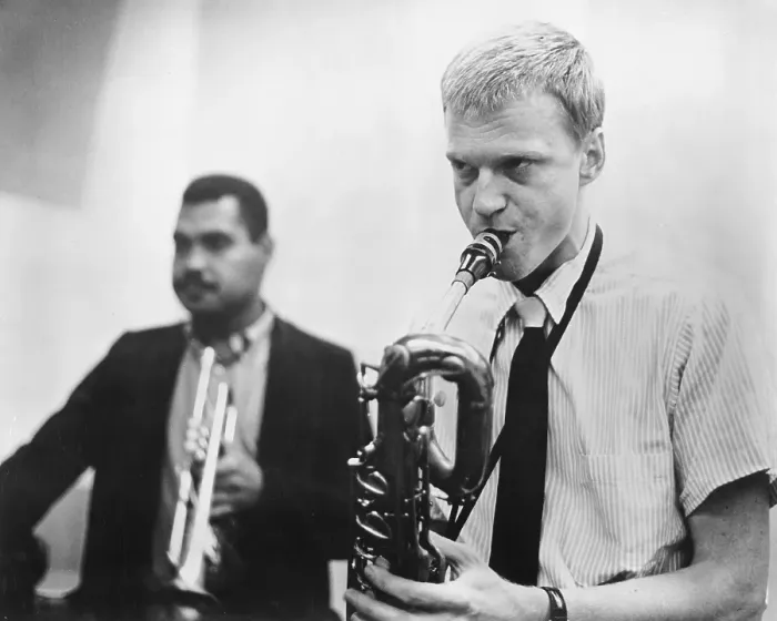 Framed Print : Photo of Gerry Mulligan Framed Print : Photo of Gerry Mulligan