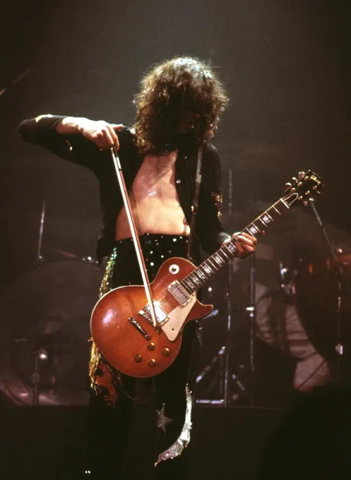 Framed Print : Photo of Jimmy Page