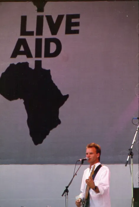 Framed Print : Photo of Live Aid Framed Print : Photo of Live Aid