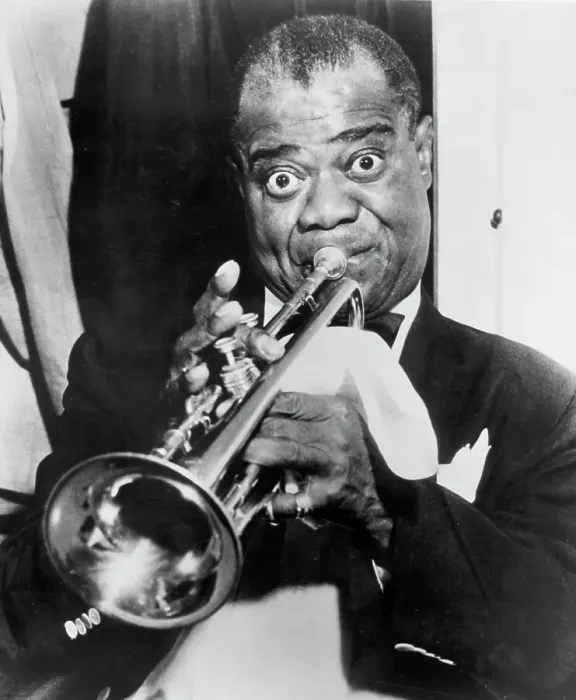Framed Print : Photo of Louis Armstrong Framed Print : Photo of Louis Armstrong