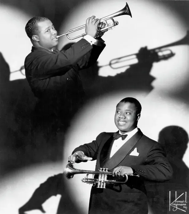 Framed Print : Photo of Louis Armstrong Framed Print : Photo of Louis Armstrong
