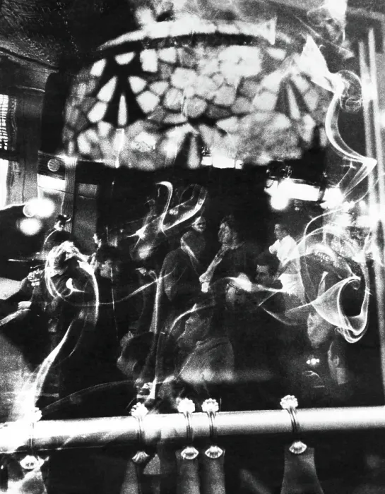 Framed Print : Photo Montage of Patrons Drinking at a Bar in 1960 Framed Print : Photo Montage of Patrons Drinking at a Bar in 1960