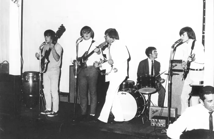 Framed Print : Photo of West Coast Pop Art Experimental Band Framed Print : Photo of West Coast Pop Art Experimental Band