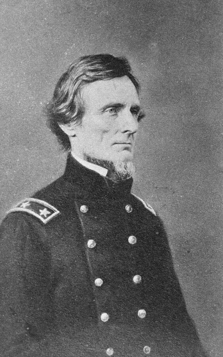 Framed Print : Photograph of Jefferson Davis