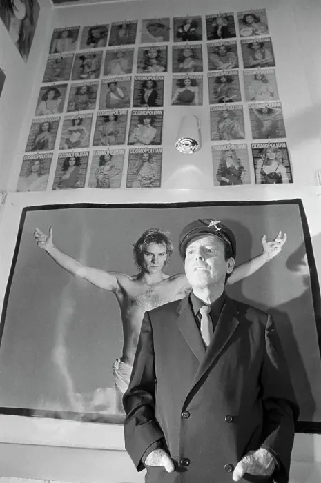 Framed Print : Photographer Francesco Scavallo by Sting Poster Framed Print : Photographer Francesco Scavallo by Sting Poster